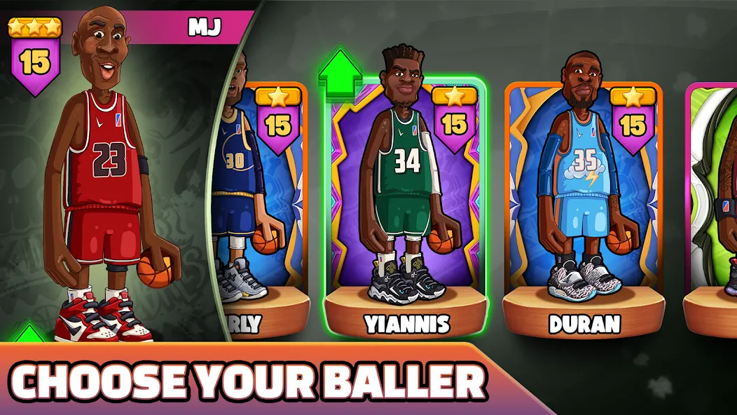 Your Balls: Basketball Game на Андроид — Мод Безлимитные деньги и открыты все уровни — скриншот 2 Your Balls: Basketball Game на Андроид — Мод Безлимитные деньги и открыты все уровни — скриншот 2