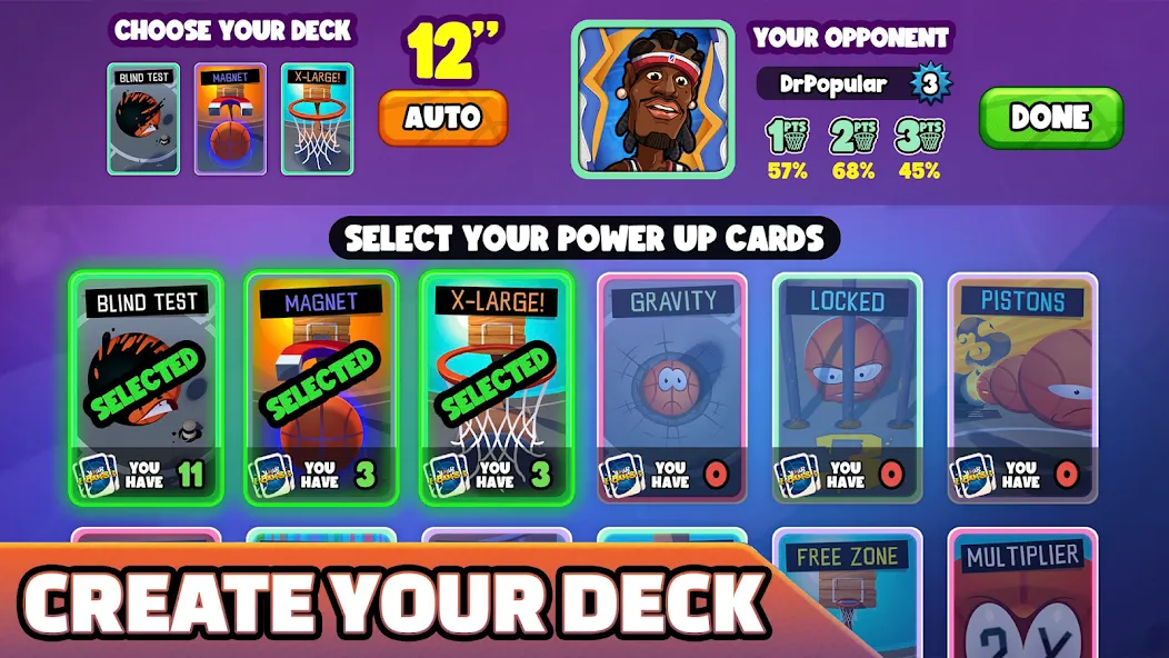 Your Balls: Basketball Game на Андроид — Мод Безлимитные деньги и открыты все уровни — скриншот 4 Your Balls: Basketball Game на Андроид — Мод Безлимитные деньги и открыты все уровни — скриншот 4