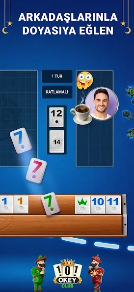 Скачать 101 Okey Club: Play 101 Plus на Андроид — Безлимитные монеты и подсказки — скриншот 2