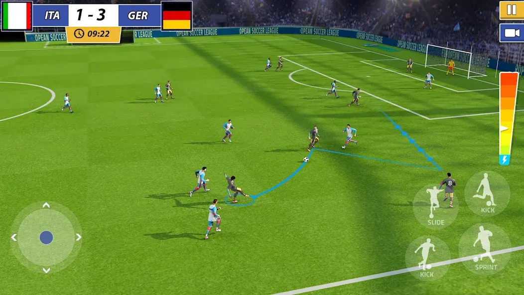 Soccer Star: Soccer Kicks Game (Мод Безлимитные деньги и энергия) — скриншот 1