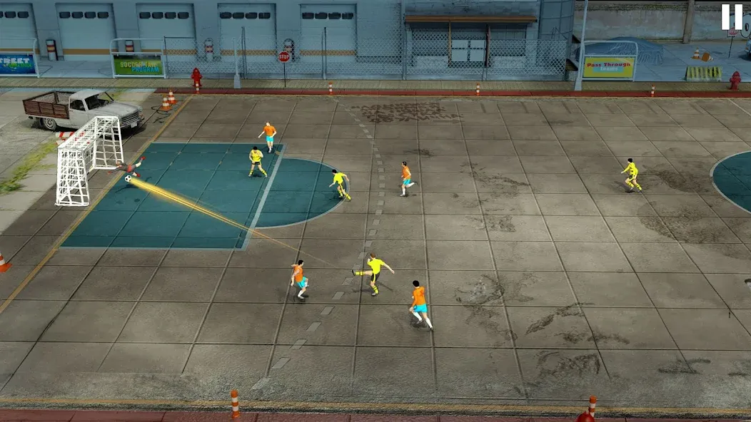 Street Football Kick Games — Мод: Безлимитные деньги и энергия — скриншот 1