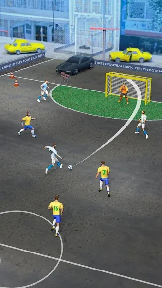 Street Football Kick Games — Мод: Безлимитные деньги и энергия — скриншот 3