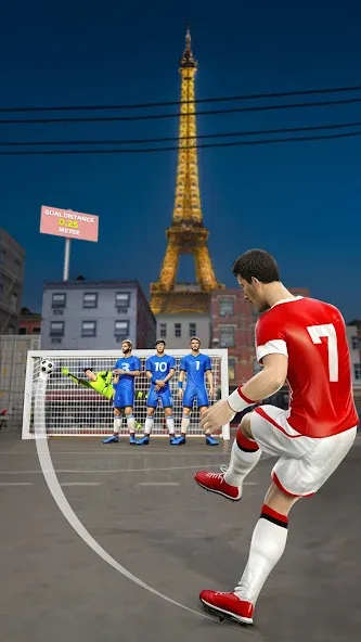 Street Football Kick Games — Мод: Безлимитные деньги и энергия — скриншот 5