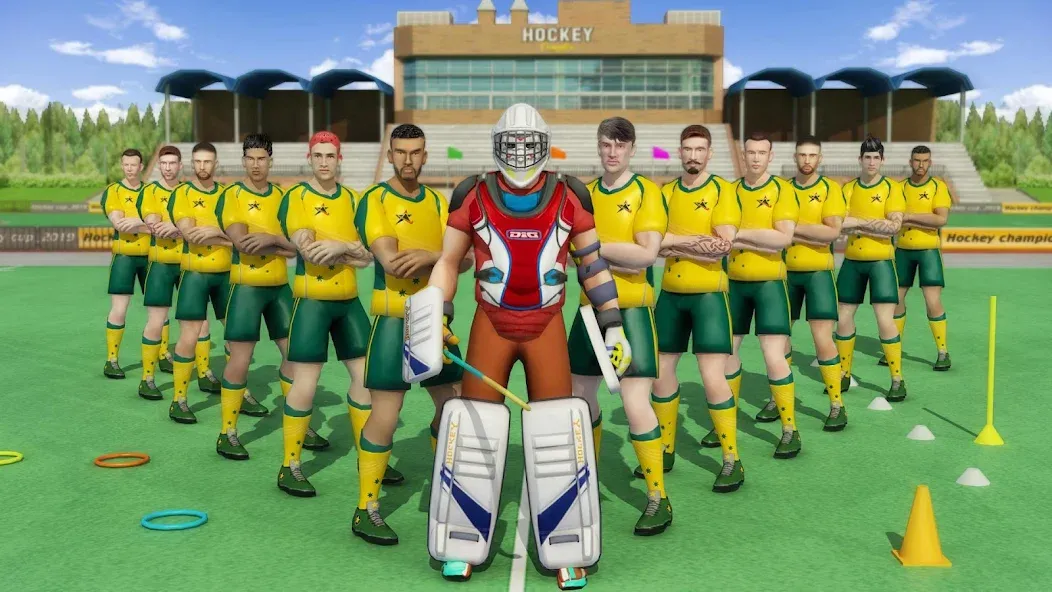 Скачать Field Hockey Game на телефон — Безлимитные деньги и энергия — скриншот 4