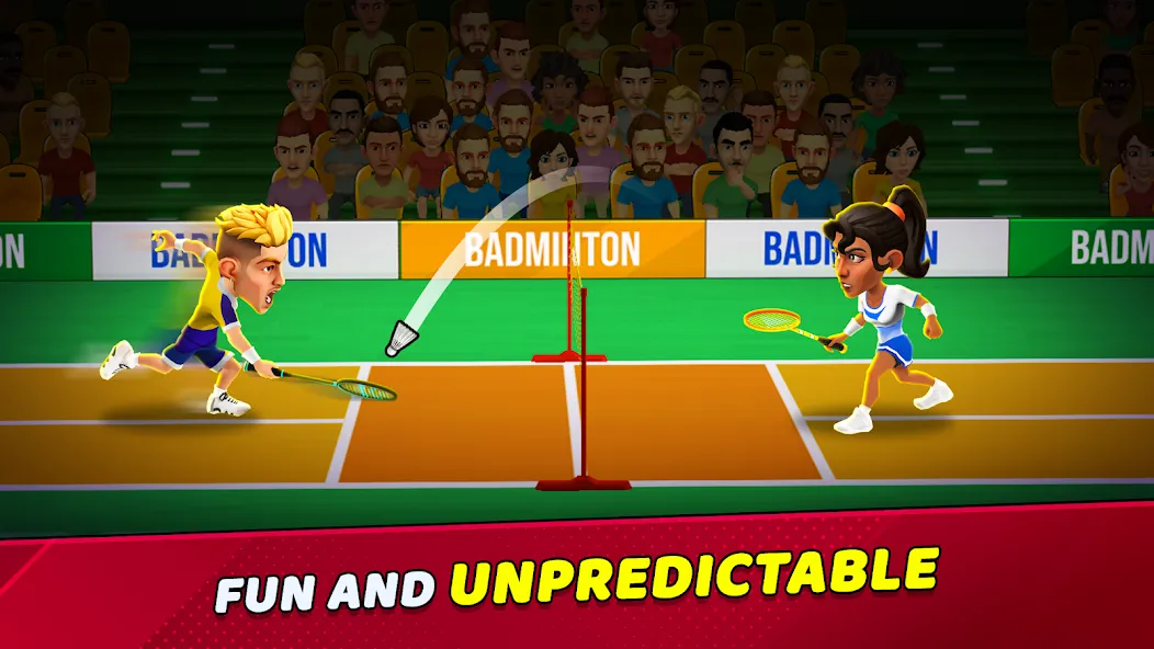 Badminton Clash 3D — Безлимитные деньги и энергия — скриншот 2 Badminton Clash 3D — Безлимитные деньги и энергия — скриншот 2