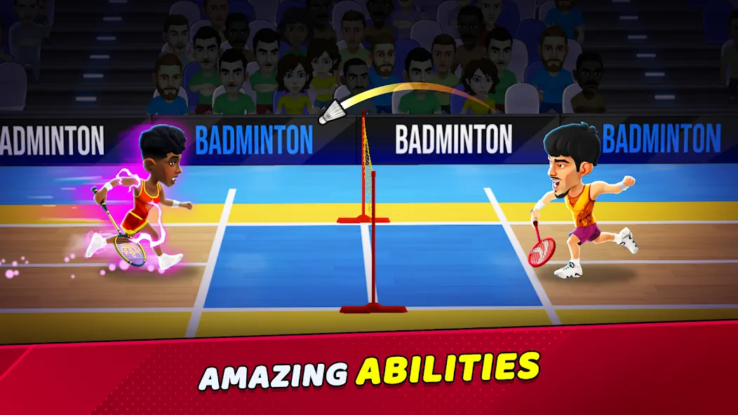 Badminton Clash 3D — Безлимитные деньги и энергия — скриншот 3 Badminton Clash 3D — Безлимитные деньги и энергия — скриншот 3