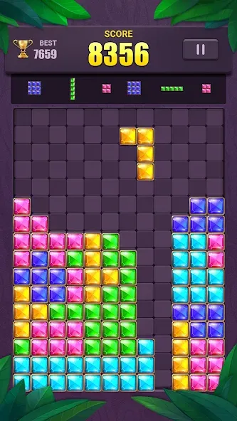 Block Puzzle: Jewel Blast Game на Андроид — Мод Безлимитные подсказки и бонусы — скриншот 4