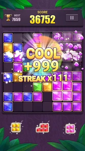 Block Puzzle: Jewel Blast Game на Андроид — Мод Безлимитные подсказки и бонусы — скриншот 5