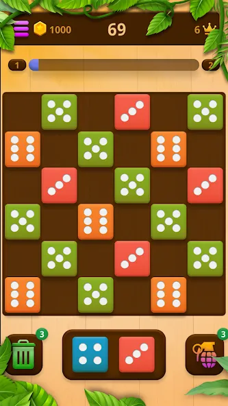 Seven Dots - Merge Puzzle — Мод: Без рекламы и подсказок — скриншот 1
