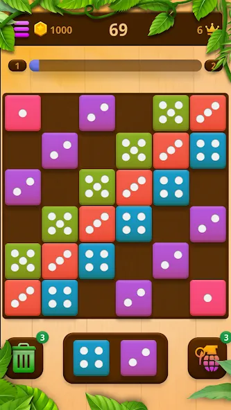 Seven Dots - Merge Puzzle — Мод: Без рекламы и подсказок — скриншот 2