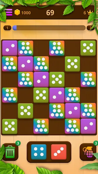 Seven Dots - Merge Puzzle — Мод: Без рекламы и подсказок — скриншот 3