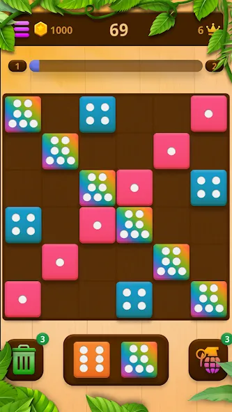 Seven Dots - Merge Puzzle — Мод: Без рекламы и подсказок — скриншот 4