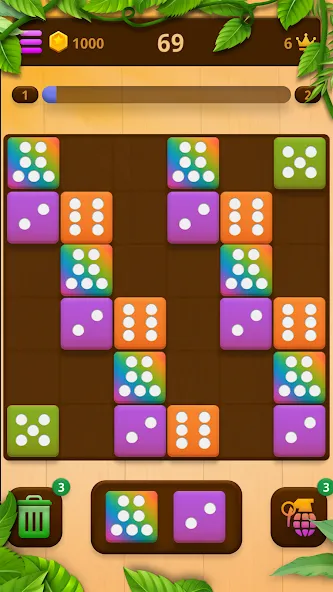 Seven Dots - Merge Puzzle — Мод: Без рекламы и подсказок — скриншот 5