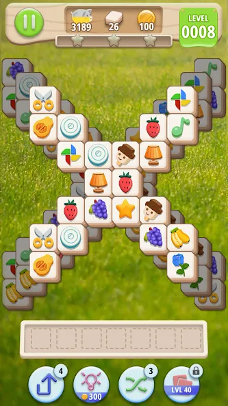 Скачать взломанную Tiledom - Matching Puzzle — Безлимитные подсказки и жизни — скриншот 2