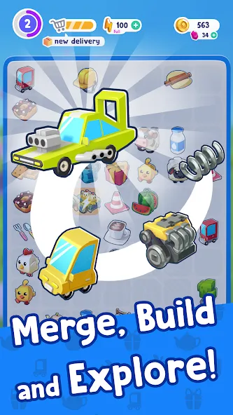 Merge Mayor - Match Puzzle MOD APK на Android — Безлимитные деньги и энергия — скриншот 5