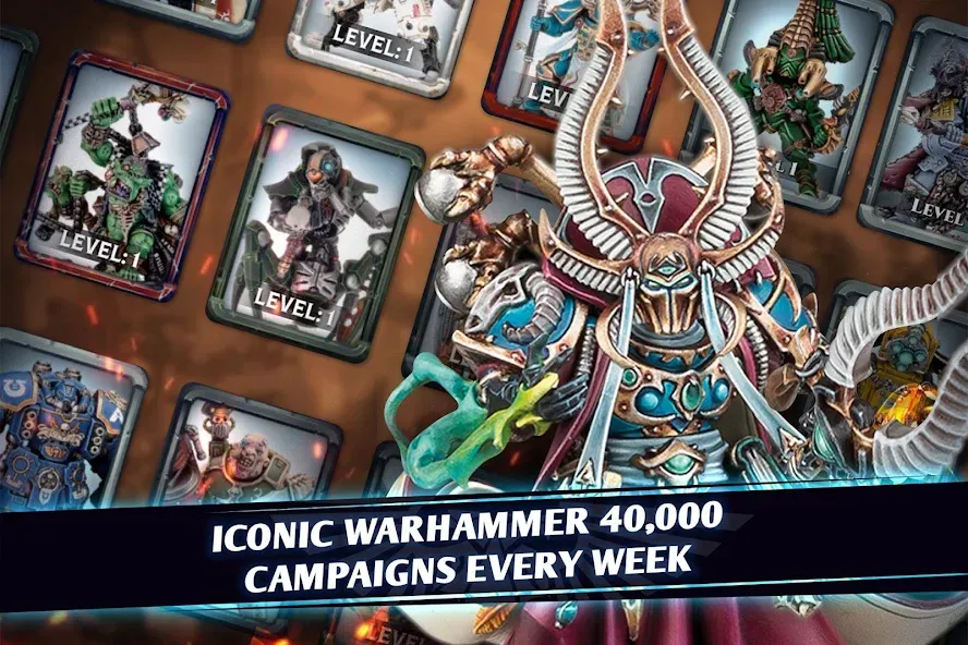 Warhammer Combat Cards - 40K — Взломанная версия (Безлимитные деньги и карты) — скриншот 2 Warhammer Combat Cards - 40K — Взломанная версия (Безлимитные деньги и карты) — скриншот 2