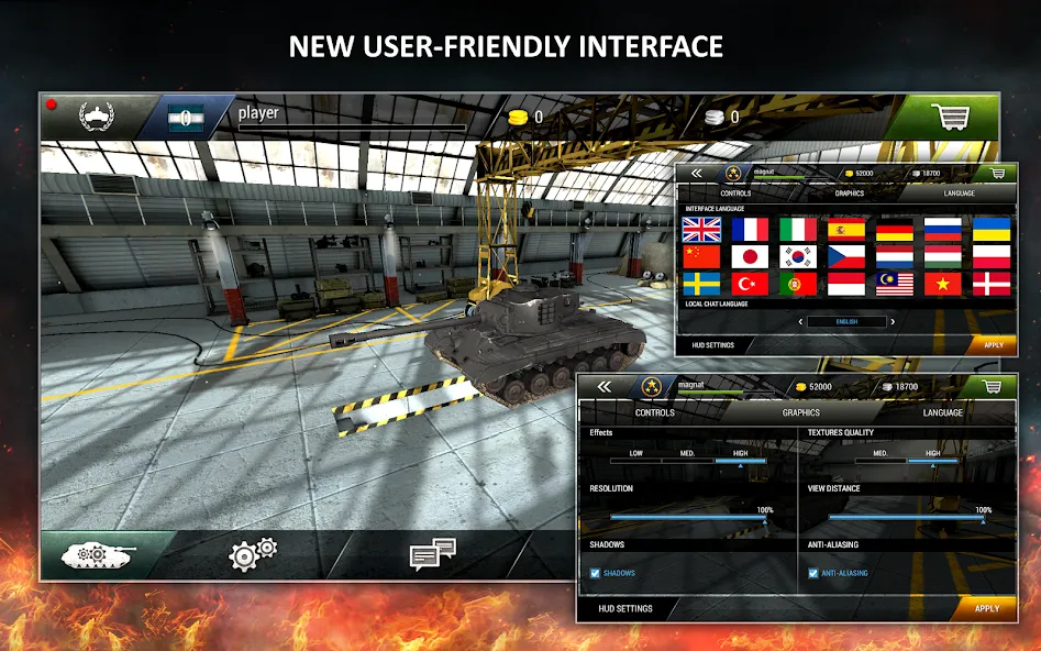 Tanktastic 3D tanks Mod APK Безлимитные деньги и боеприпасы — Скачать на Андроид — скриншот 2