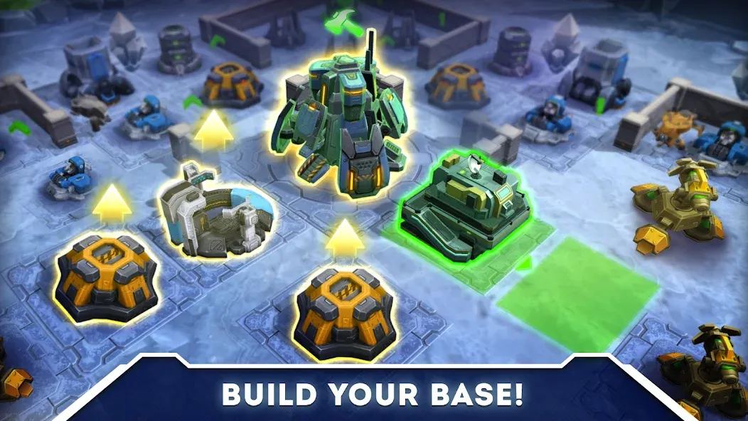 Взломанная Galaxy Control: 3D strategy на Андроид — Безлимитные ресурсы и войска — скриншот 2