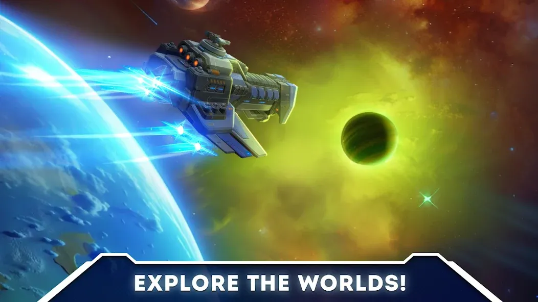 Взломанная Galaxy Control: 3D strategy на Андроид — Безлимитные ресурсы и войска — скриншот 4