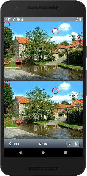 Find 10 differences (Мод Подсказки и все уровни открыты) — скриншот 1