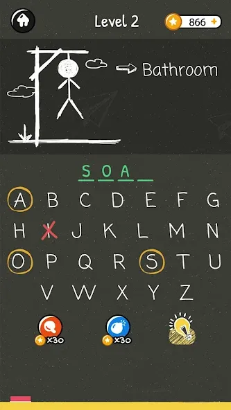 Скачать Hangman Words:Two Player Games на Android — Без рекламы, все подсказки открыты — скриншот 3 Скачать Hangman Words:Two Player Games на Android — Без рекламы, все подсказки открыты — скриншот 3