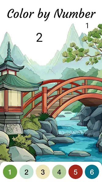 Скачать взлом Zen Color - Color By Number на Андроид — Без рекламы и всё открыто — скриншот 2