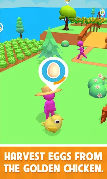 Скачать Family Farm Land 3D — Много денег и ресурсов — скриншот 3
