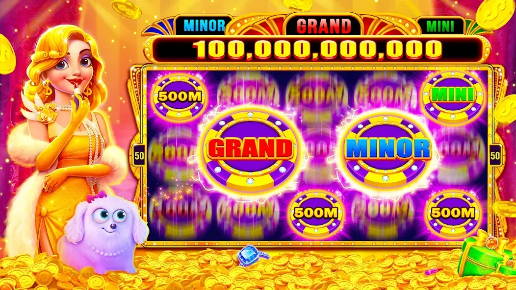 Взломанная House of Fortune - Slots Vegas на Андроид — Безлимитные монеты и бонусы — скриншот 3