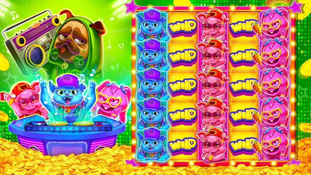 Взломанная House of Fortune - Slots Vegas на Андроид — Безлимитные монеты и бонусы — скриншот 4