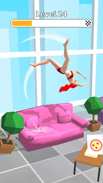 Human Flip: Jump Master Game MOD APK — Безлимитные монеты и суперпрыжок — скриншот 1