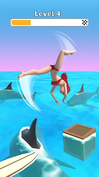 Human Flip: Jump Master Game MOD APK — Безлимитные монеты и суперпрыжок — скриншот 3