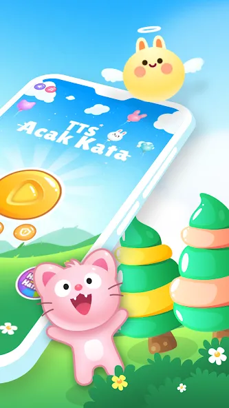 Скачать Acak Kata - Teka Teki Silang MOD APK — Подсказки без ограничений и все уровни открыты — скриншот 2