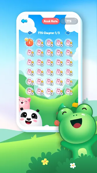Скачать Acak Kata - Teka Teki Silang MOD APK — Подсказки без ограничений и все уровни открыты — скриншот 4