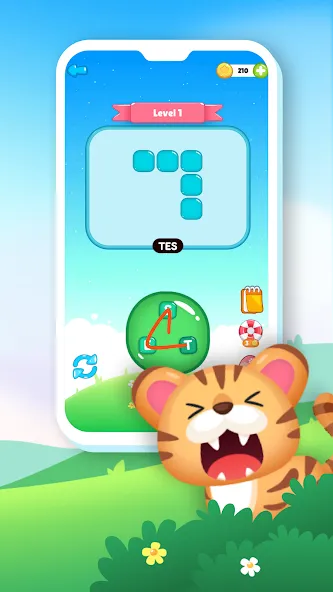 Скачать Acak Kata - Teka Teki Silang MOD APK — Подсказки без ограничений и все уровни открыты — скриншот 5