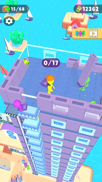 Tower Master: Collect & Build MOD APK — Безлимитные монеты и ресурсы — скриншот 5