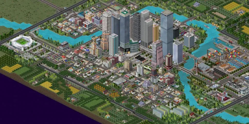 Скачать TheoTown — Безлимитные деньги и ресурсы — скриншот 1