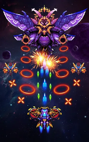 Скачать Falcon Squad - Galactica — Модификация Много денег и бесконечные жизни — скриншот 3