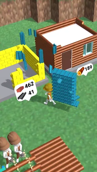 Взлом Pro Builder 3D — Безлимитные ресурсы и открыты все постройки — скриншот 2
