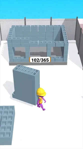 Взлом Pro Builder 3D — Безлимитные ресурсы и открыты все постройки — скриншот 3