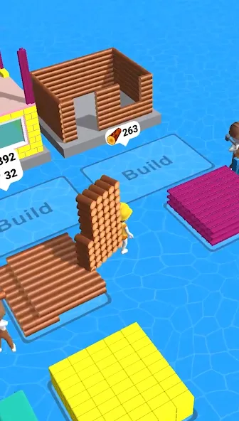Взлом Pro Builder 3D — Безлимитные ресурсы и открыты все постройки — скриншот 5