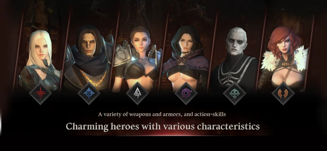 Dark Throne : The Queen Rises MOD — Безлимитные деньги и открытые герои на Андроид — скриншот 4