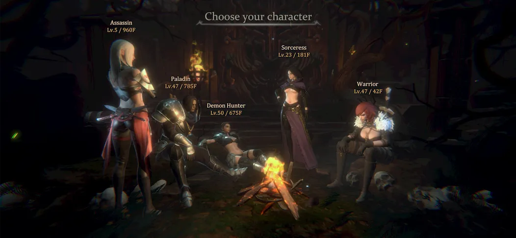 Dark Throne : The Queen Rises MOD — Безлимитные деньги и открытые герои на Андроид — скриншот 5