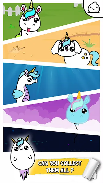 Скачать Unicorn Evolution Merge Kawaii на телефон — Безлимитные монеты и кристаллы — скриншот 3 Скачать Unicorn Evolution Merge Kawaii на телефон — Безлимитные монеты и кристаллы — скриншот 3