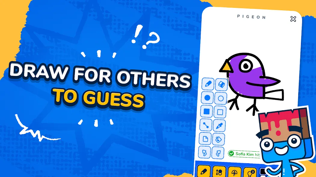 Скачать Gartic.io - Draw, Guess, WIN (Мод: Больше времени на рисование) на Андроид — скриншот 4