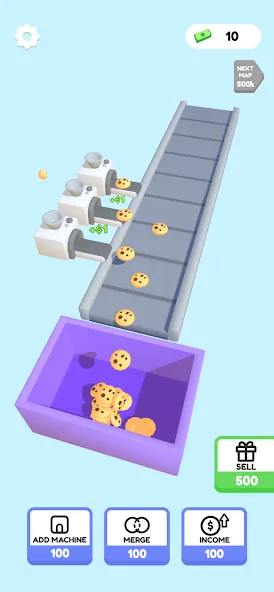 Скачать Dessert Factory Idle MOD APK — Безлимитные деньги и ресурсы — скриншот 1