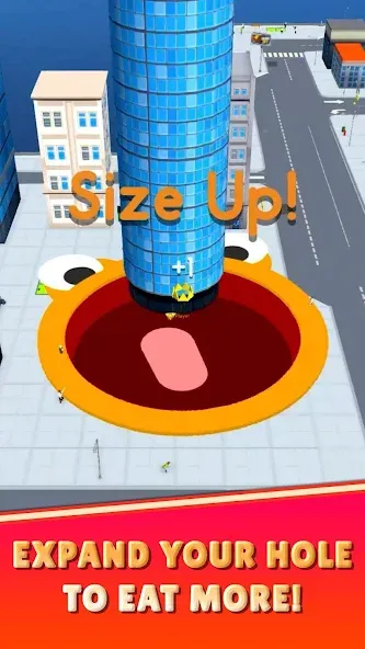 Скачать Hole.io на Андроид — Безлимитный размер и быстрый рост — скриншот 2