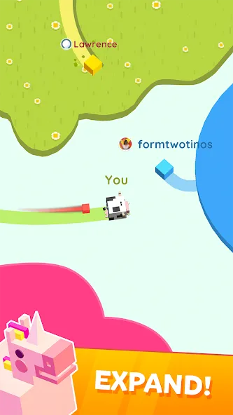 Paper.io 2 MOD APK на Android — Без рекламы и бесконечная энергия — скриншот 2 Paper.io 2 MOD APK на Android — Без рекламы и бесконечная энергия — скриншот 2