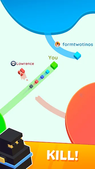 Paper.io 2 MOD APK на Android — Без рекламы и бесконечная энергия — скриншот 3 Paper.io 2 MOD APK на Android — Без рекламы и бесконечная энергия — скриншот 3