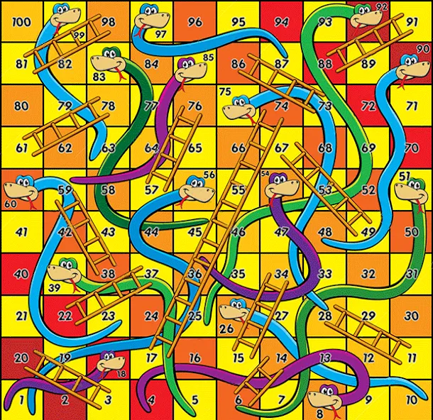 Snake and ladder (Мод Без рекламы и бесконечные ходы) — скриншот 3