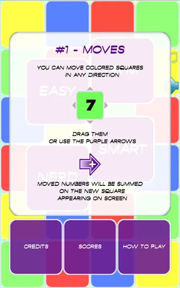 Скачать Squademath - numbers challenge на Android — Бесконечные подсказки и бонусы — скриншот 2